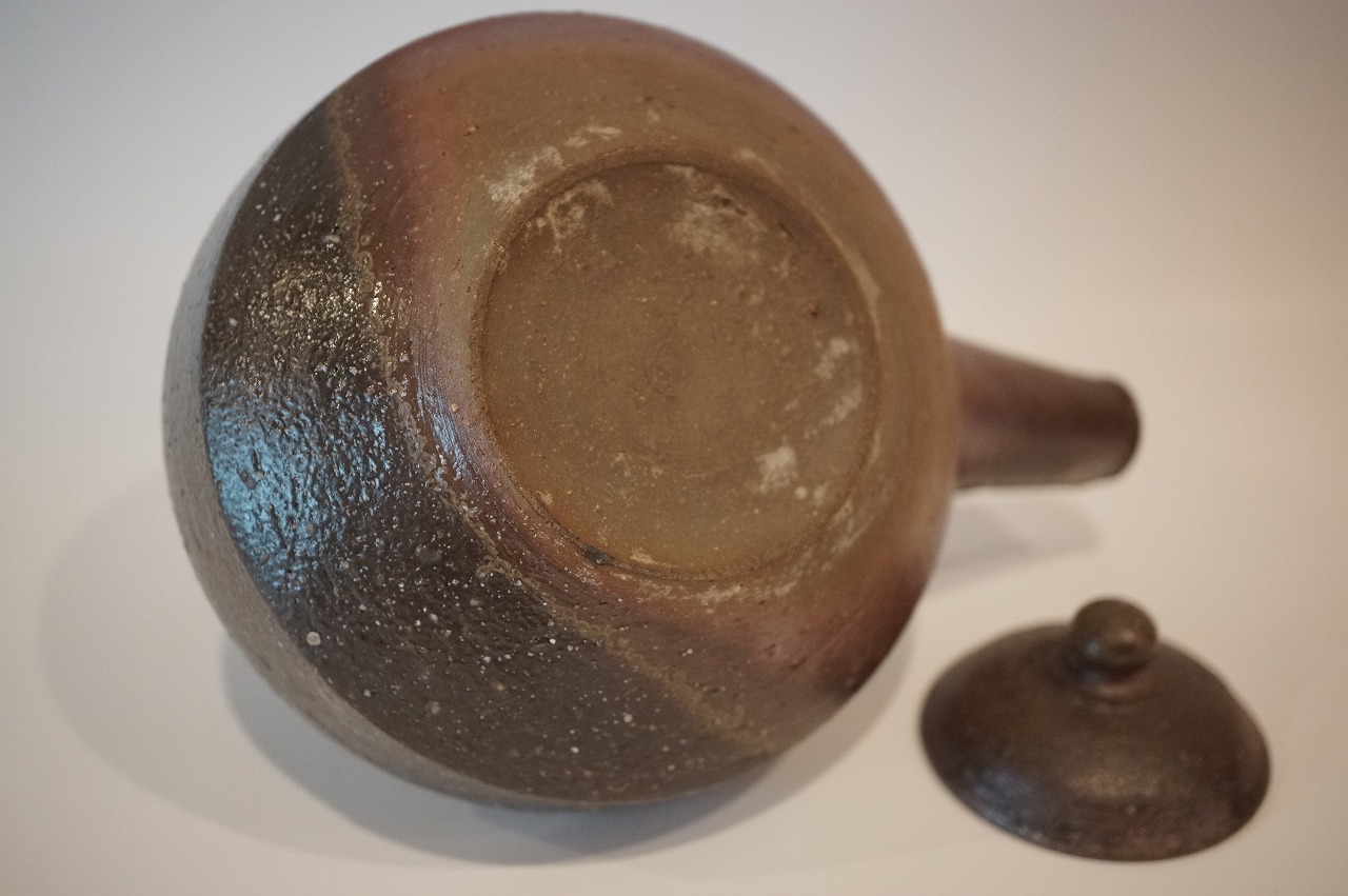 二代 井上 素三 作 常滑酒壷 徳利 明治 大正 名工 二代 井上 素三 作