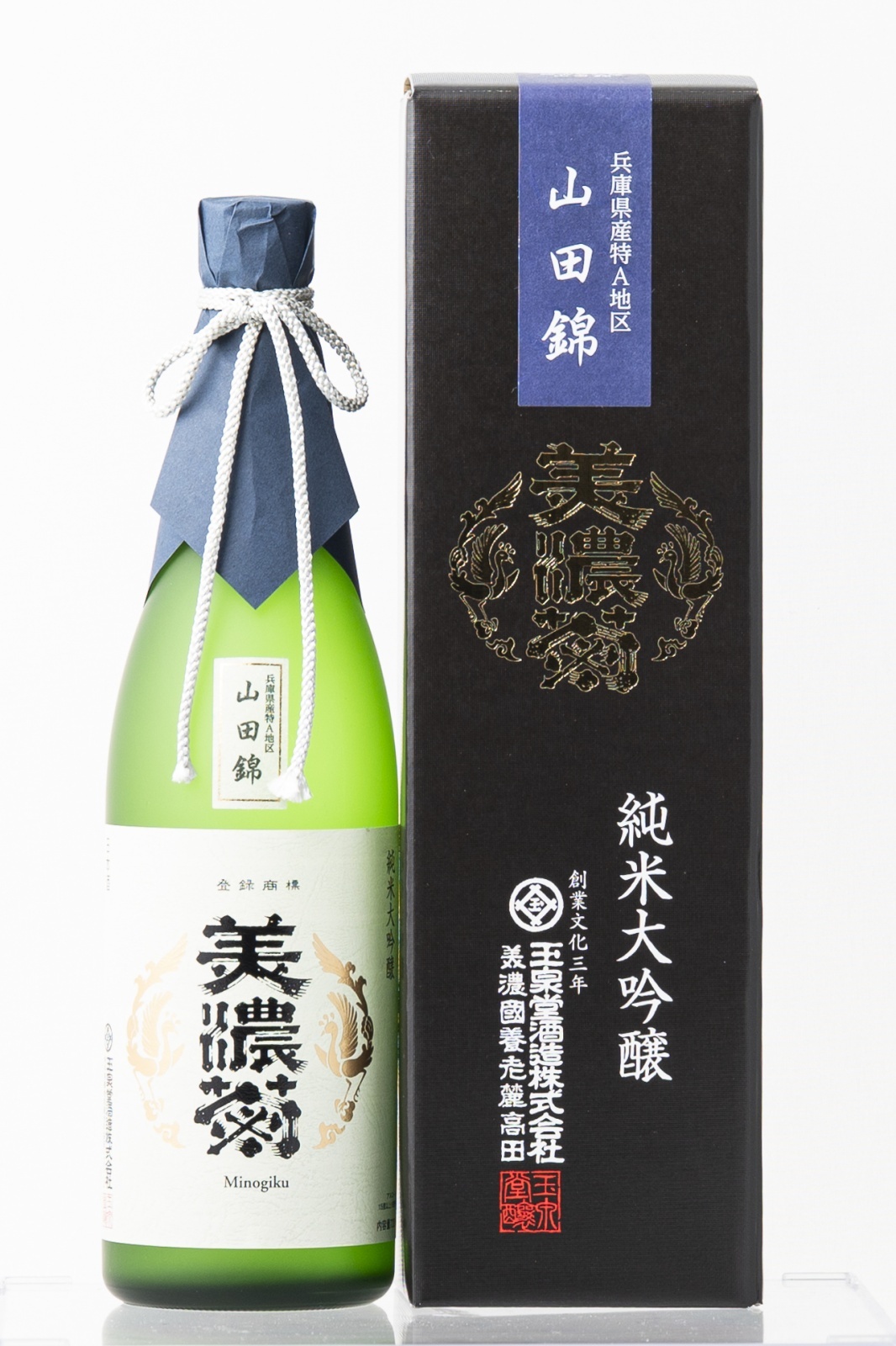 美濃菊 純米大吟醸 山田錦 720ml (弊社コード:40) - 玉泉堂酒造株式会社