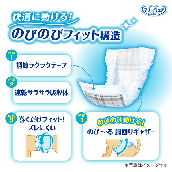 マナーウェア 男の子用 SSS 青チェック・紺チェック52枚｜ユニ