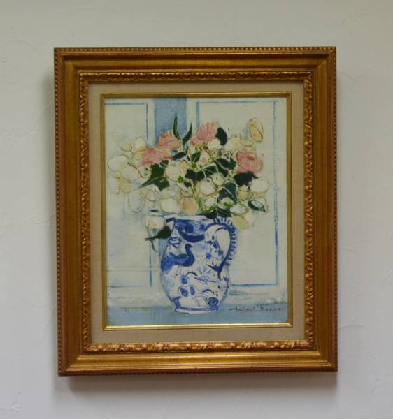 フランス画家 Van Lod ヴァン・ロッドの油彩画 フランス画家 Van Lod