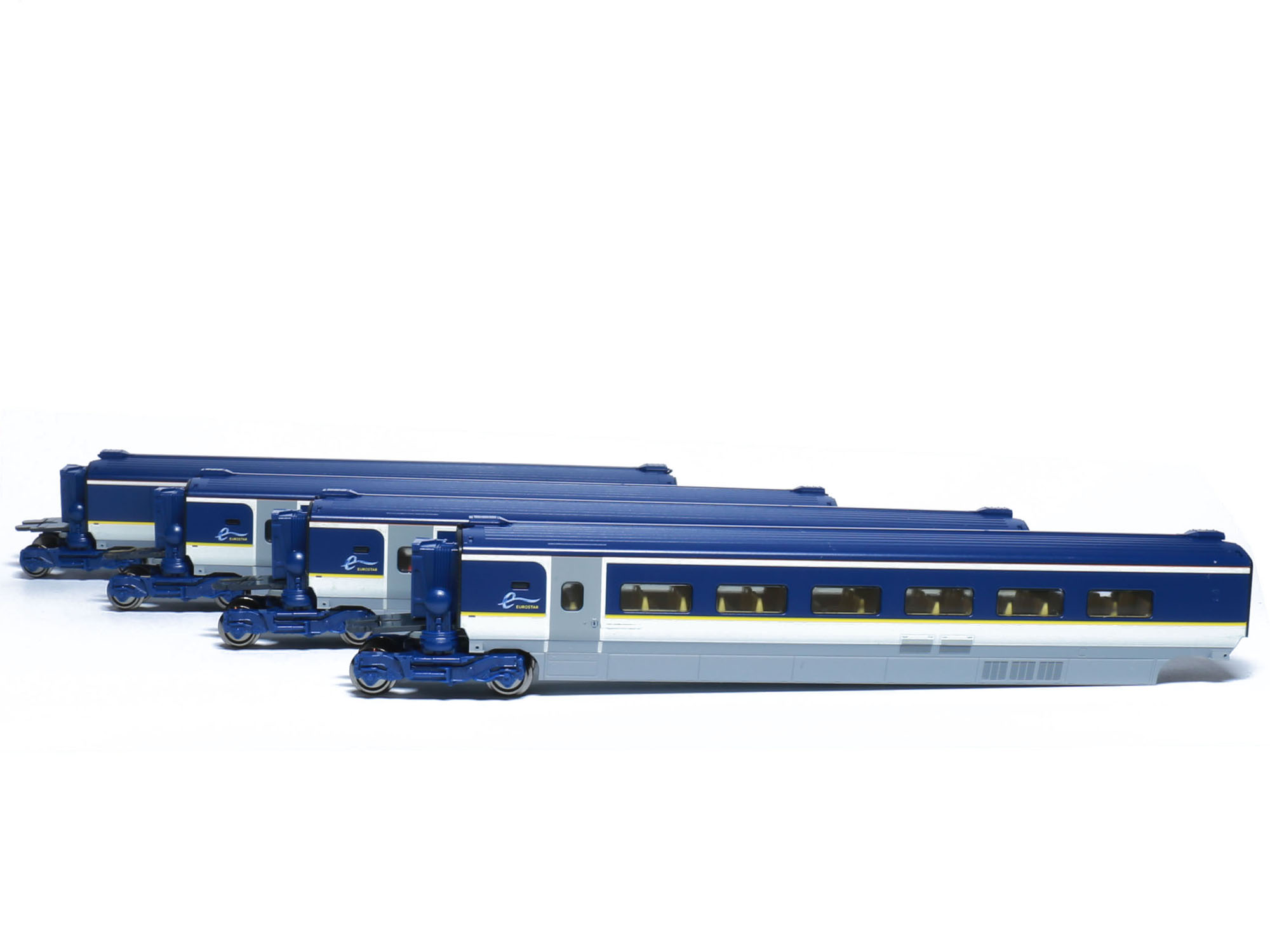 Kato 10-1298: Eurostar New Design E300 Extension Set 4 parts 1:160
