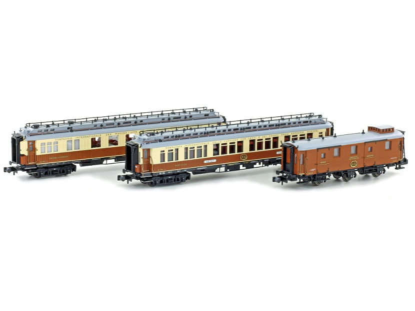 Hobbytrain H22103: Passenger car set 2 Simplon-Express CIWL Ep.I 3