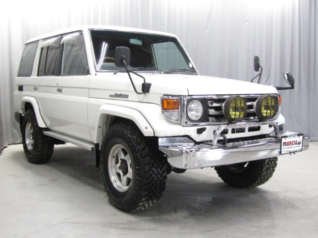 ランクル76後期ZX本州仕入！フェンダーミラー！純正ホワイト車両