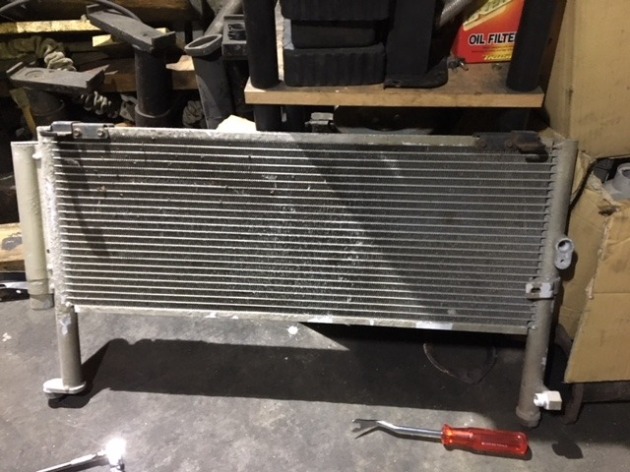 Jzx100トヨタマークii ラジエーターコンデンサー付きjzx100