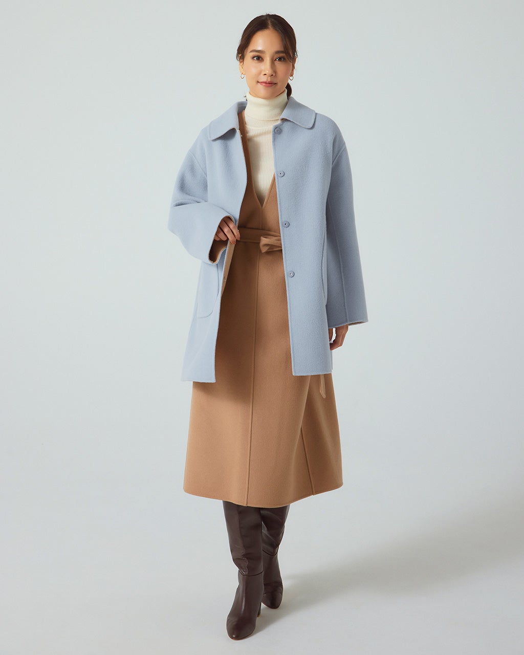 Christian Dior アンゴラ混ウール ダブルコート ヴィンテージ S 【公式