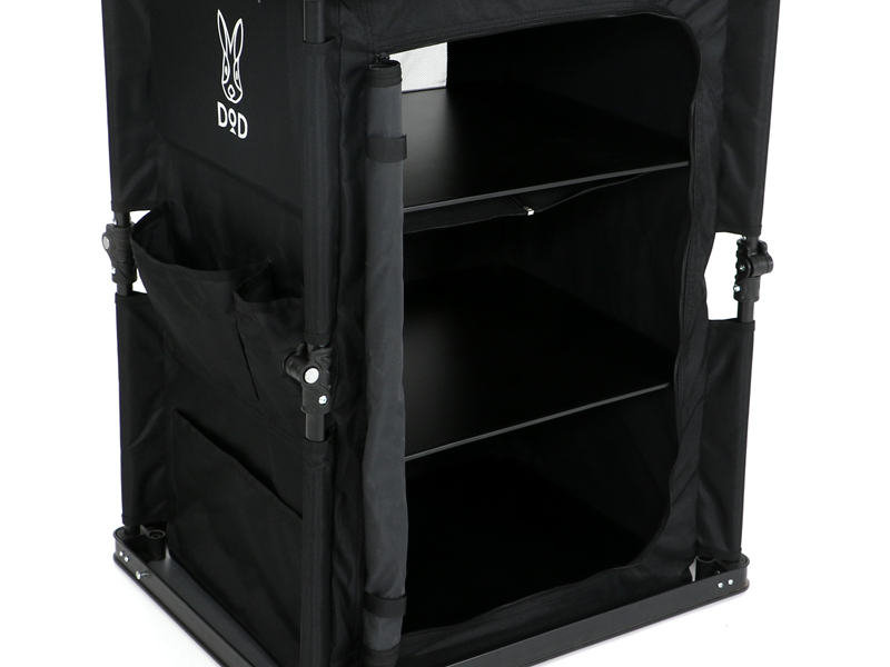 マルチキッチンテーブル（ブラック） TB1-38-BK - DOD（ディーオー