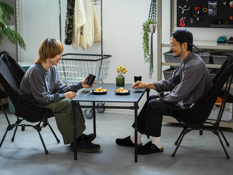 ナニゲニーテーブルM TB4-016-BK - DOD（ディーオーディー）【公式