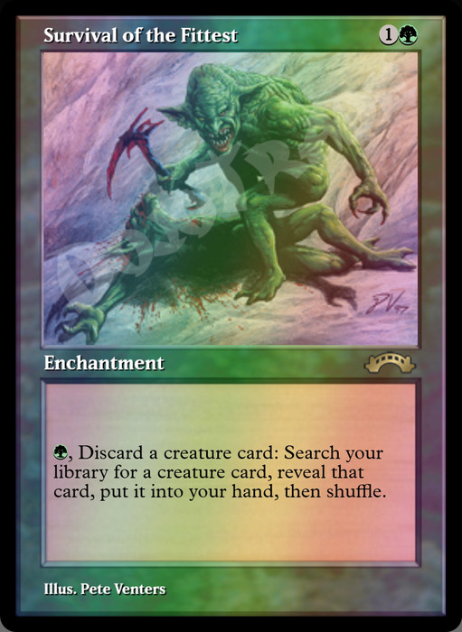 MTG 適者生存 Survival of the Fittest エクソダス Survival of the