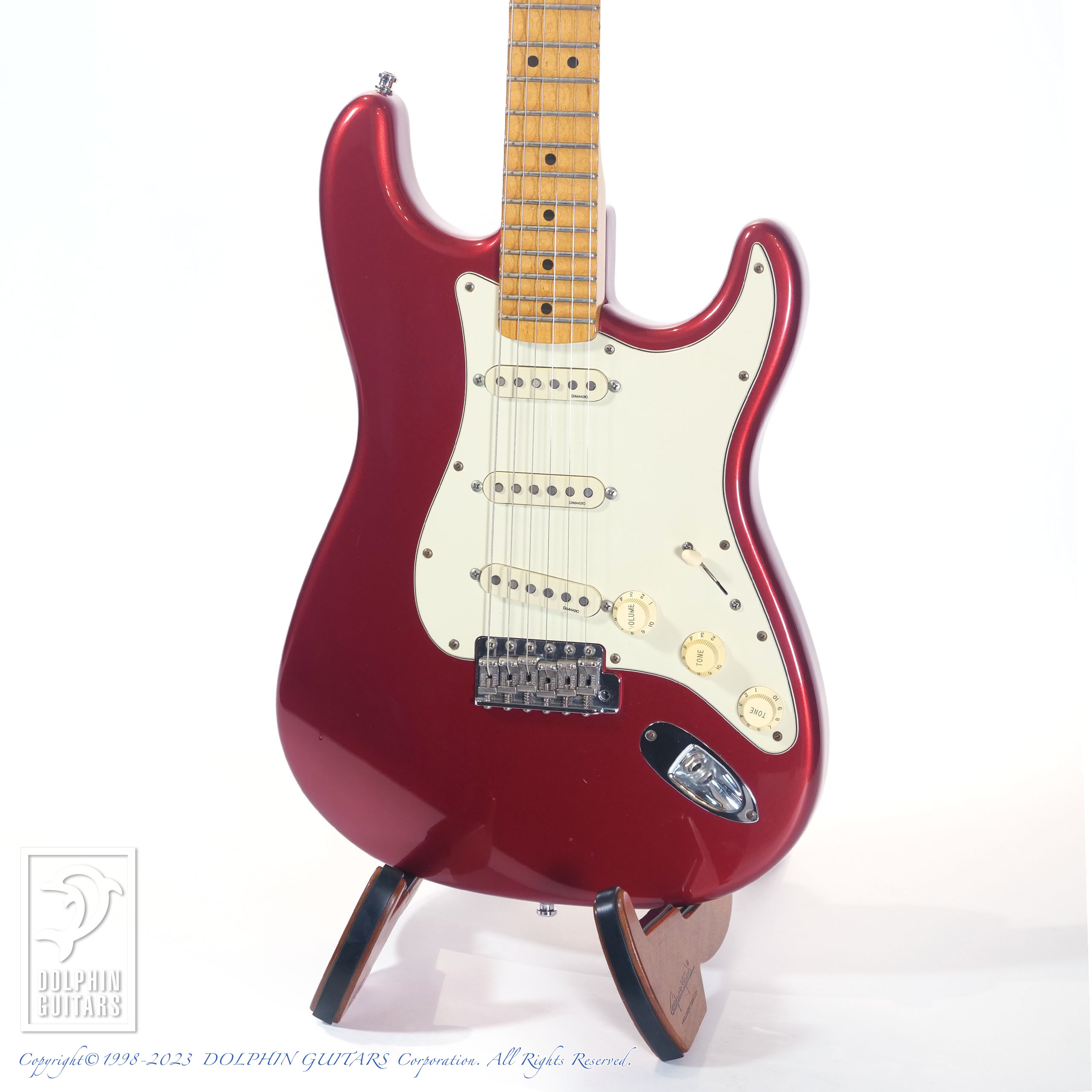 Fender Stratocaster ワインレッド+Plastiqueアンプ Fender