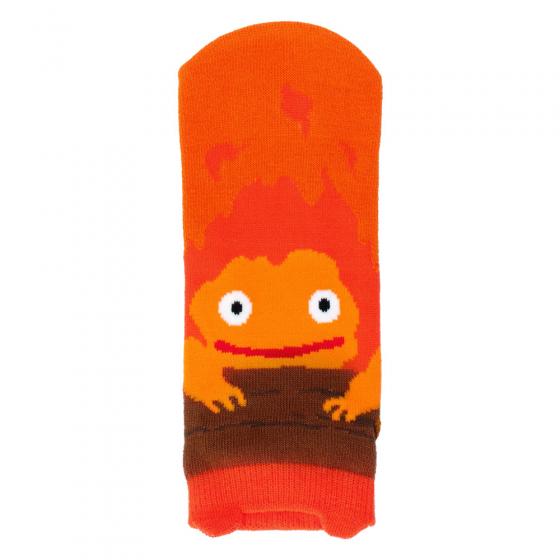 ハウルの動く城 カルシファー パペットソックス 400 23-25cm(オレンジ