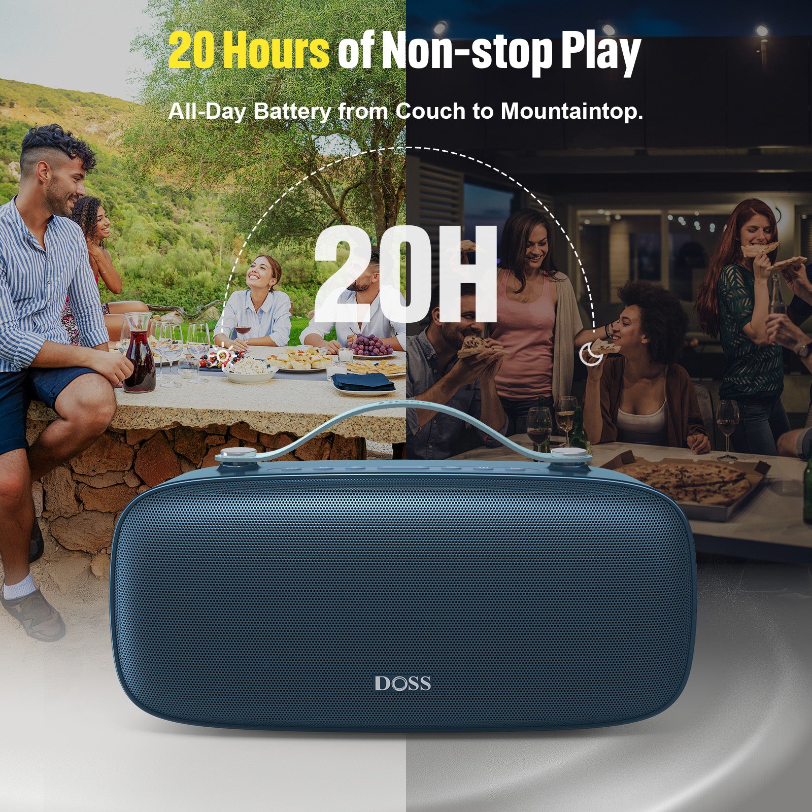 DOSS Extreme Boom Pro D300 Bluetooth Speaker