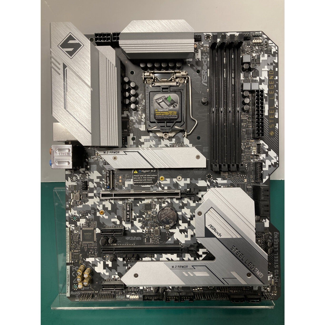 中古 ASRock H470 Steel Legend (H470 1200 ATX DDR4) 142779 （315104