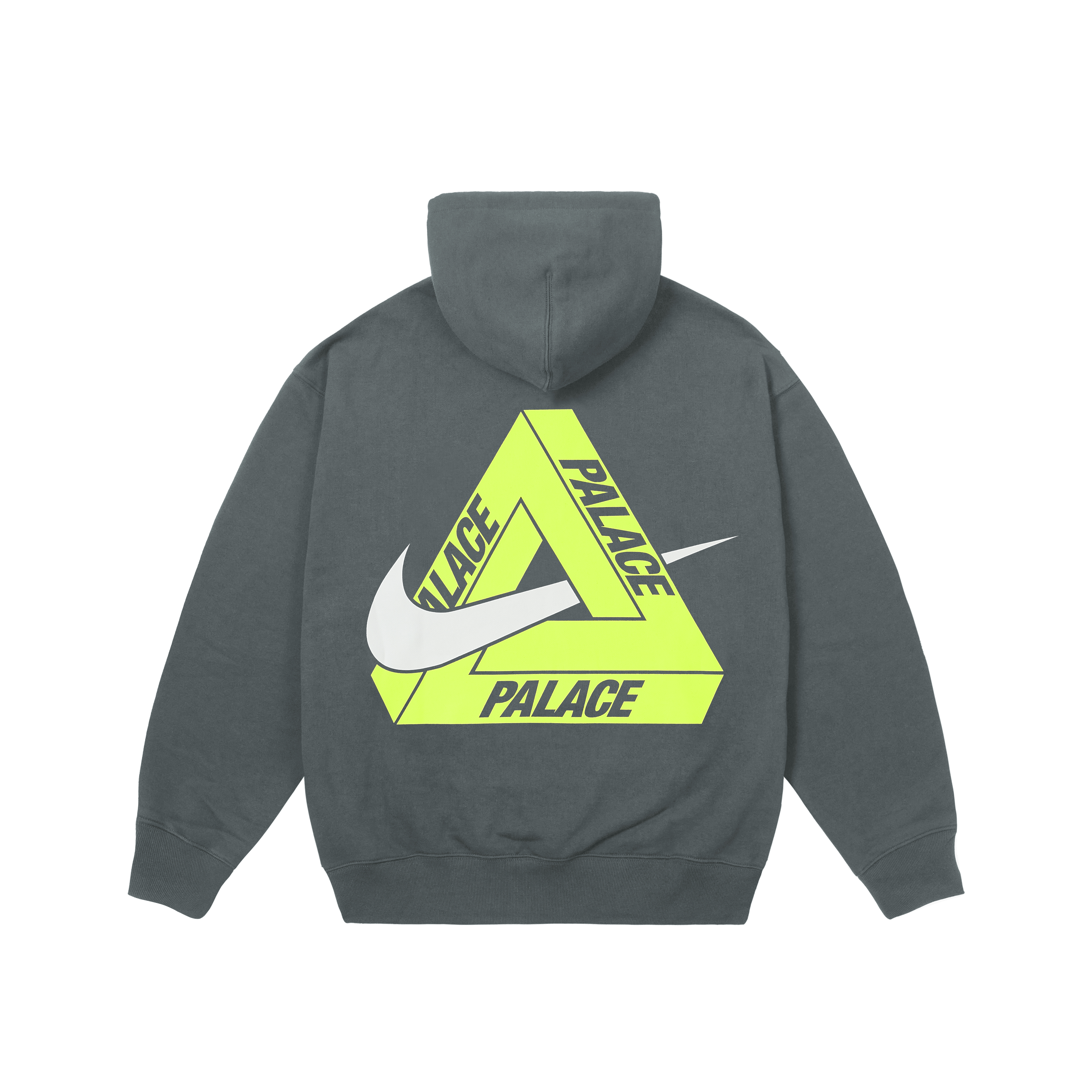 PALACE NIKE TRI SWOOSH HOOD CHARCOAL | PALACE SKATEBOARDS