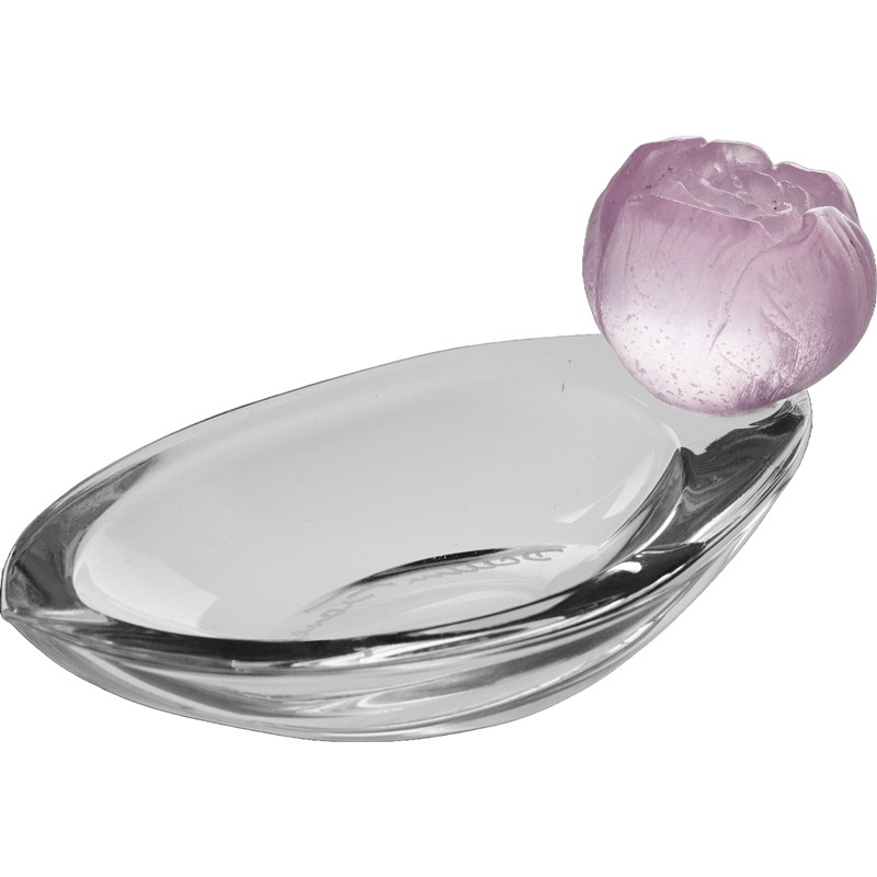 最終値下げ】ガラス製 青色底部 Daum フランス製 最終値下げ】ガラス製