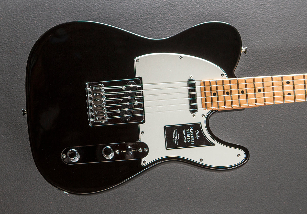 Player II Telecaster - Black w/Maple – Dave's Guitar Shop