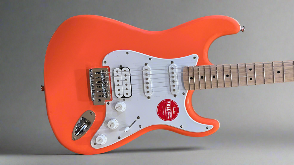 Squier Sonic® Stratocaster® HSS-Tahitian Coral – Dave's Guitar Shop