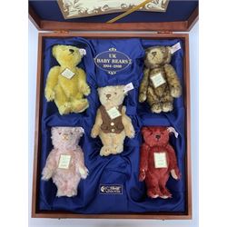 Steiff limited edition British Collector's Baby Bear Set 1994-1998