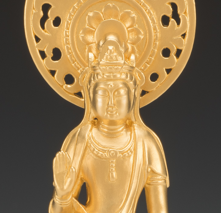 真作】//市原春晃/聖観世音菩薩/聖観音/布袋屋掛軸HG-720