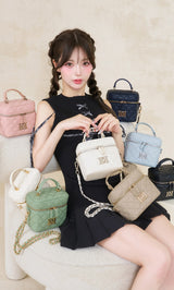 ゴールドパーツ】キルティングスクエアミニバッグ – Darich (ダーリッチ)