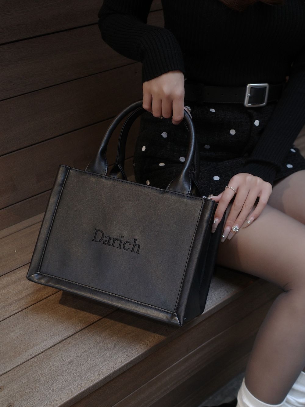 Darich ダーリッチ DDモチーフフォンケース ブラック ノベルティ