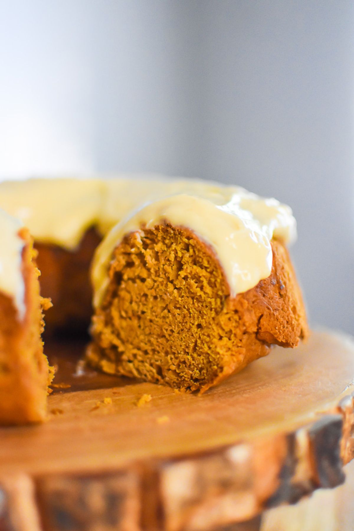 Pumpkin Apple Cake with Cream Cheese Frosting - Dash of Jazz