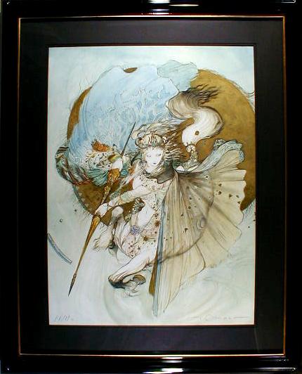 天野喜孝 アートポスター 「騎神きたりぬ」 「黎明」 「春の宴」 天野