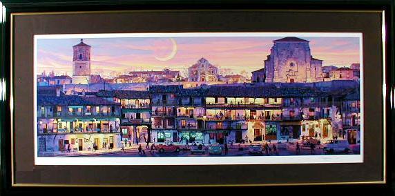 笹倉鉄平 マヨール広場ジグソーパズル 2枚セット 完成品 貴重 Amazon