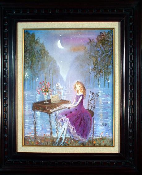 織田広比古 【バラ色のパリ】 油彩画 F20 大作 2025年最新】織田広比古