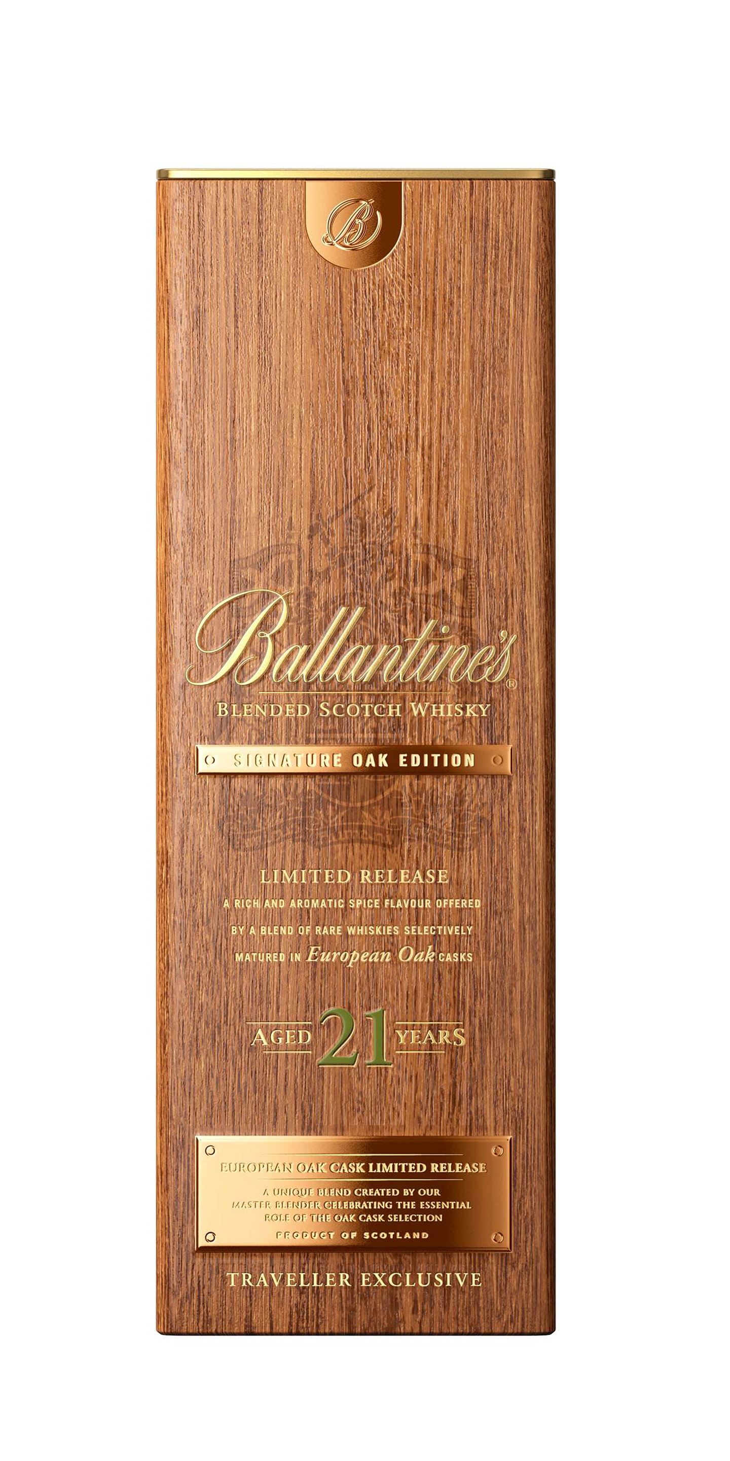 Nude Brand Creation Designs Packaging for Ballantine's 21 Year Old