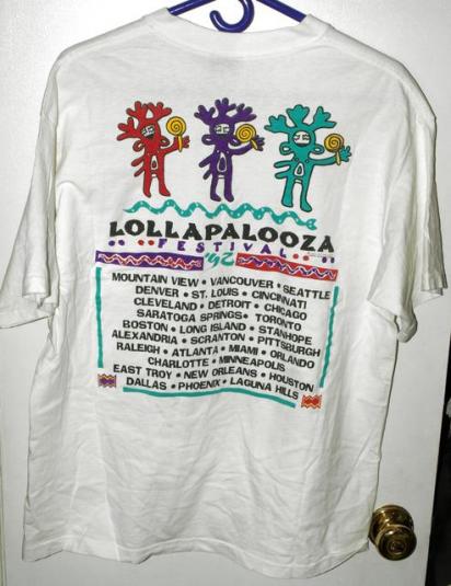 LOLLAPALOOZA 1992 Vintage Tee ロラパルーザ 楽天市場】90s VINTAGE