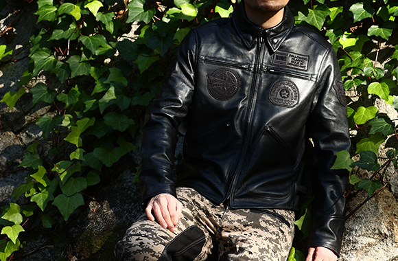 neqr着 D＆G シングルライダースジャケット 40 neqr着 D＆G シングル