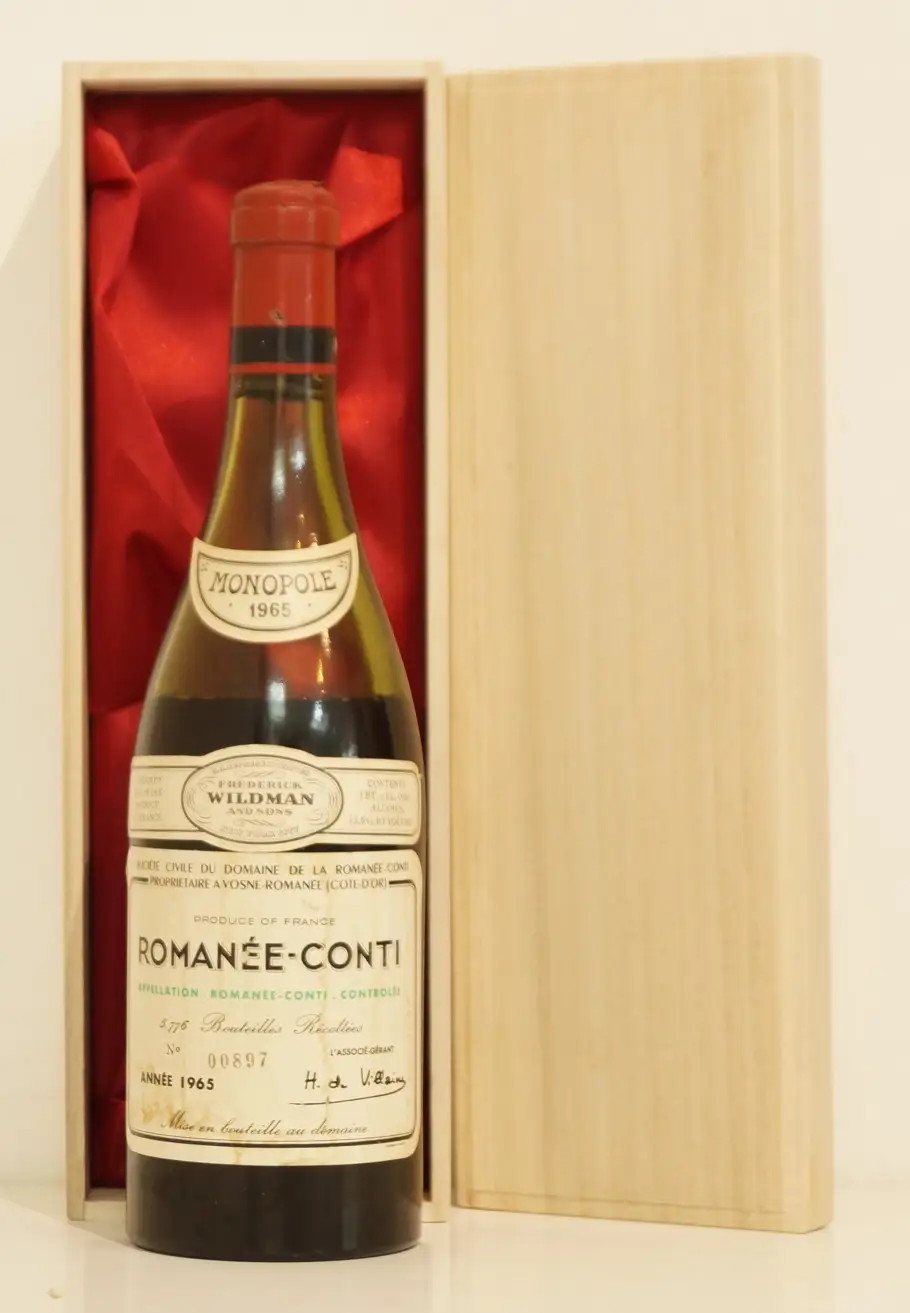 DRC モンラッシェ 1981年 空き瓶 バックヴィンテージ 2025年最新