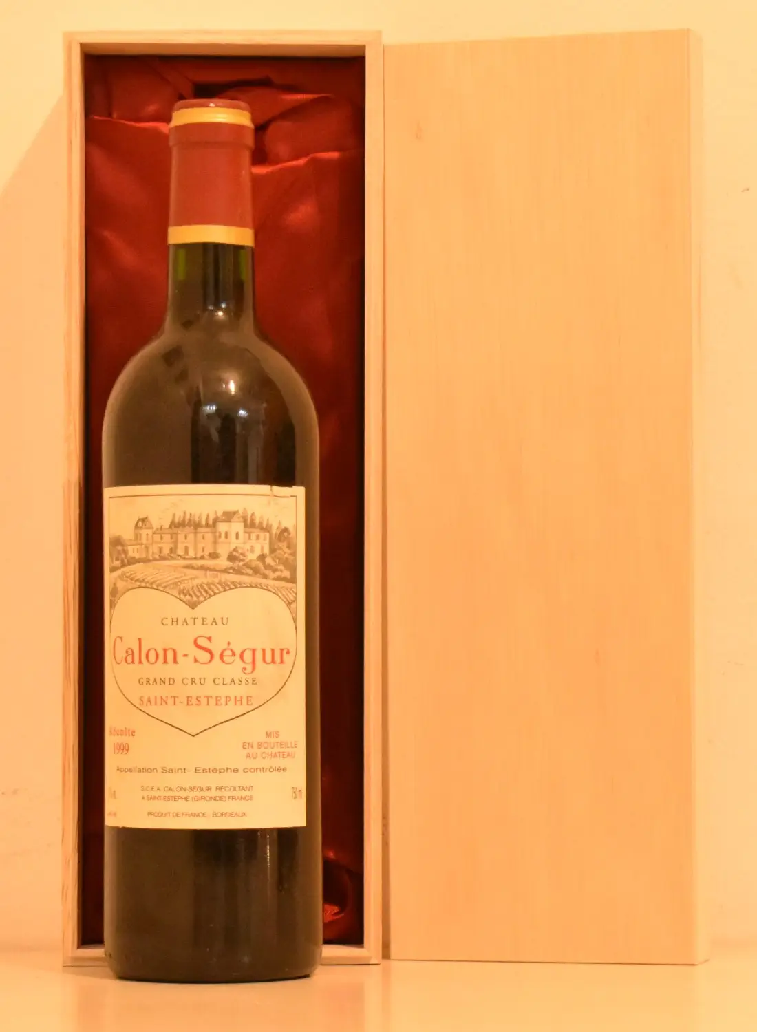 1999年 シャトー・カロン・セギュール（愛を伝えるハートのラベル