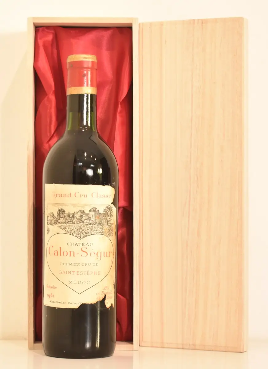 1961年 シャトー・カロン・セギュール（愛を伝えるハートのラベル