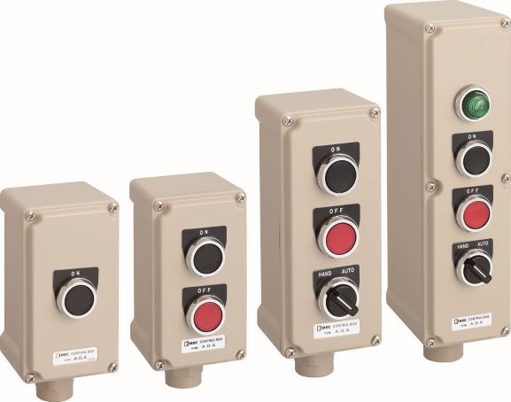 AGA211Y｜防雨形コントロールボックス 取付穴1点用 – 電材Days