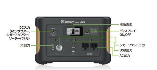 JVCのポータブル電源「JVC Powered by Jackery」｜電材堂【公式】