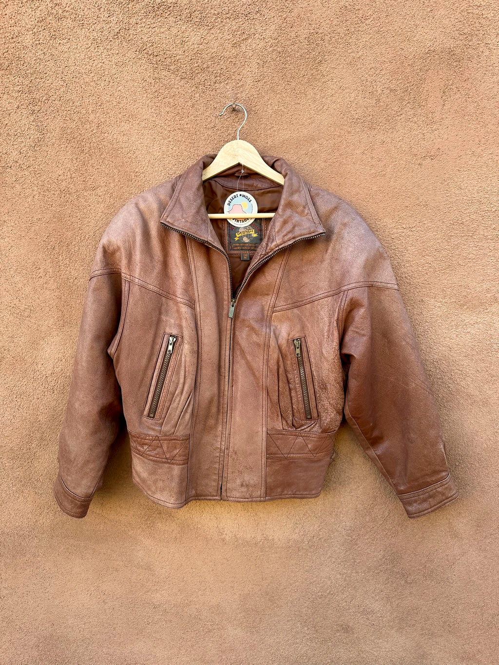 Vintage 90's Wilson's Leather Adventure Bound Bomber – DESERT MOSS