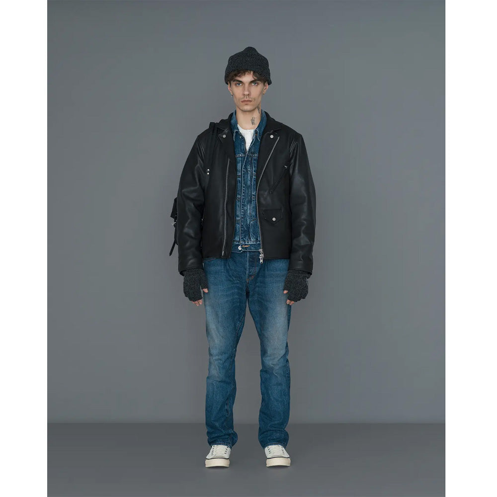 nonnative (ノンネイティブ) RIDER BLOUSON COW LEATHER WITH