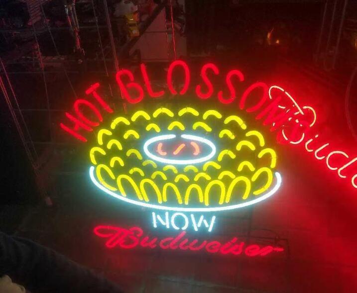 Budweiser Hot Blossoms Neon Sign Neon Light – DIY Neon Signs