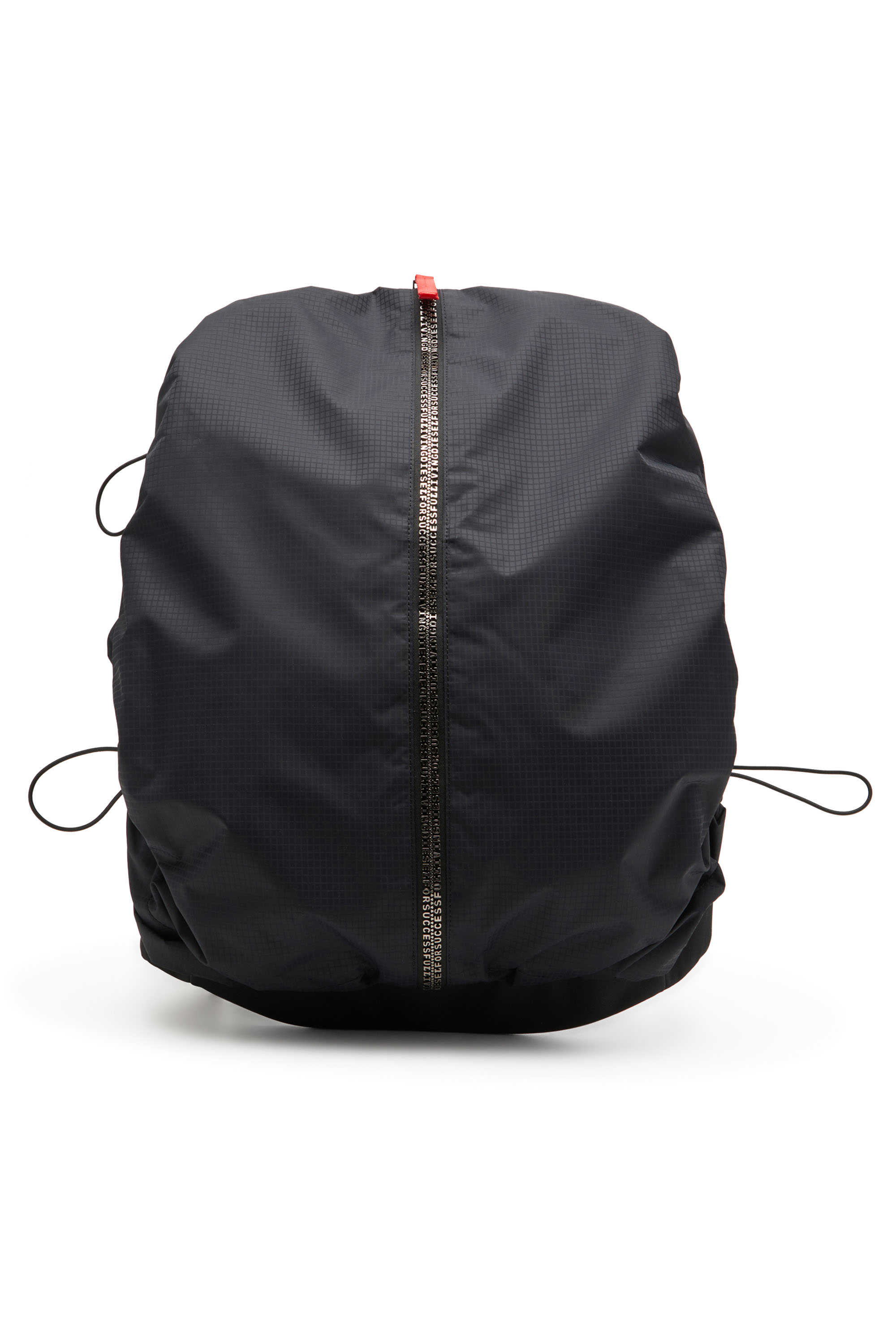ZIP-D BACKPACK X Zip-D-Backpack in check-jacquard shell｜ブラック