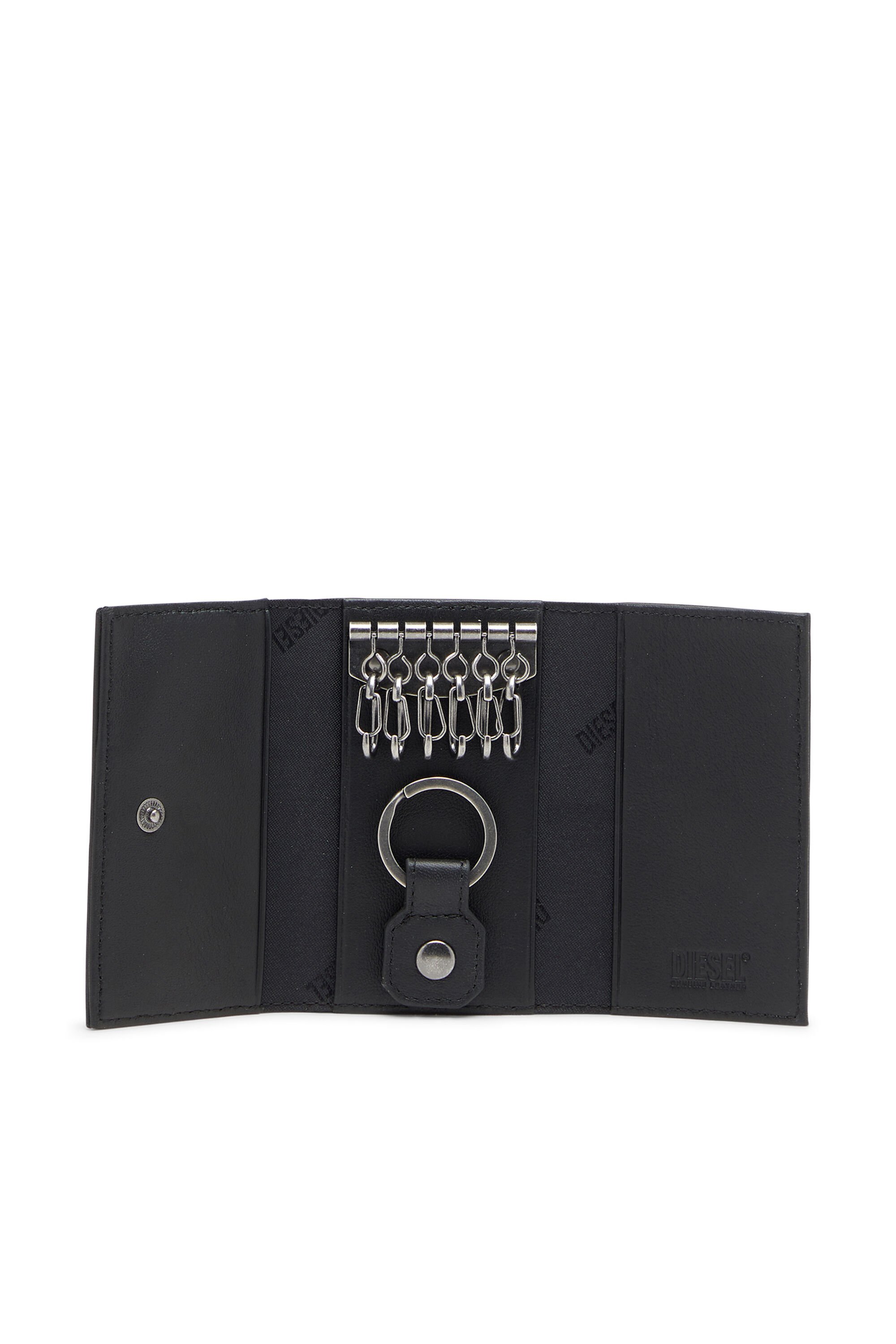 BISCOTTO KEY HOLDER キーケース｜ブラック｜ウィメンズ｜DIESEL