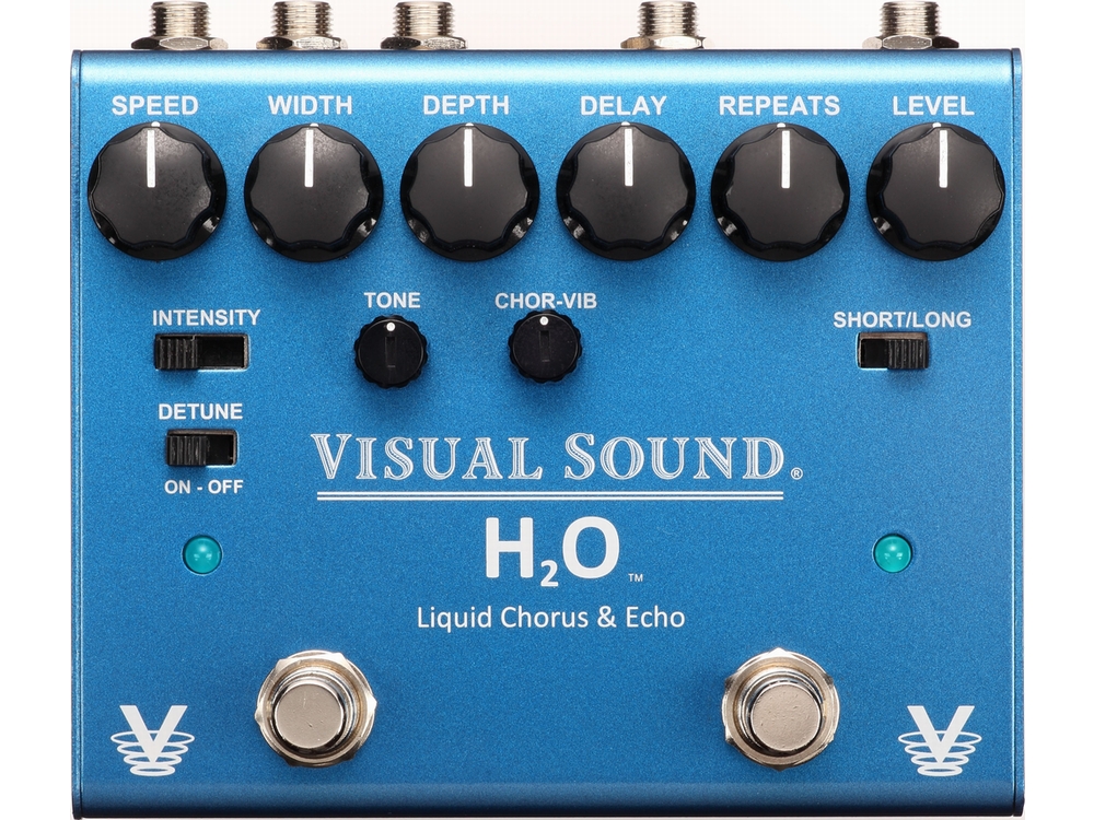 Vrsual Sound H2O Delay Chorus 箱 取説 付き Vrsual Sound H2O Delay