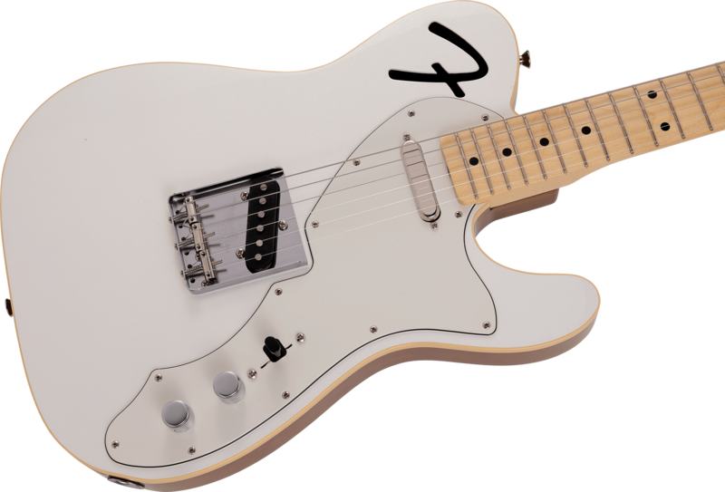 Fender】サウンドホールにスパゲティ・ロゴを採用したテレキャス・シン