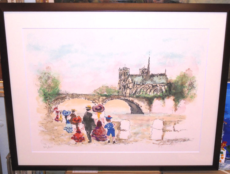 Urban Huchet（ウルバン・ユシェ／ウーシェ） リトグラフ