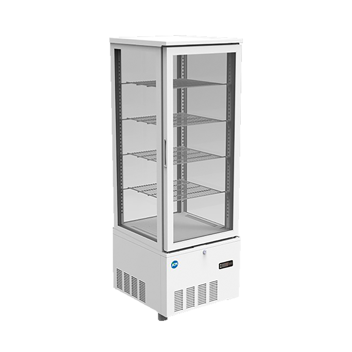 有限会社ユウキ / 4面ガラス冷蔵ショーケース『JCMS-228』【片面扉】