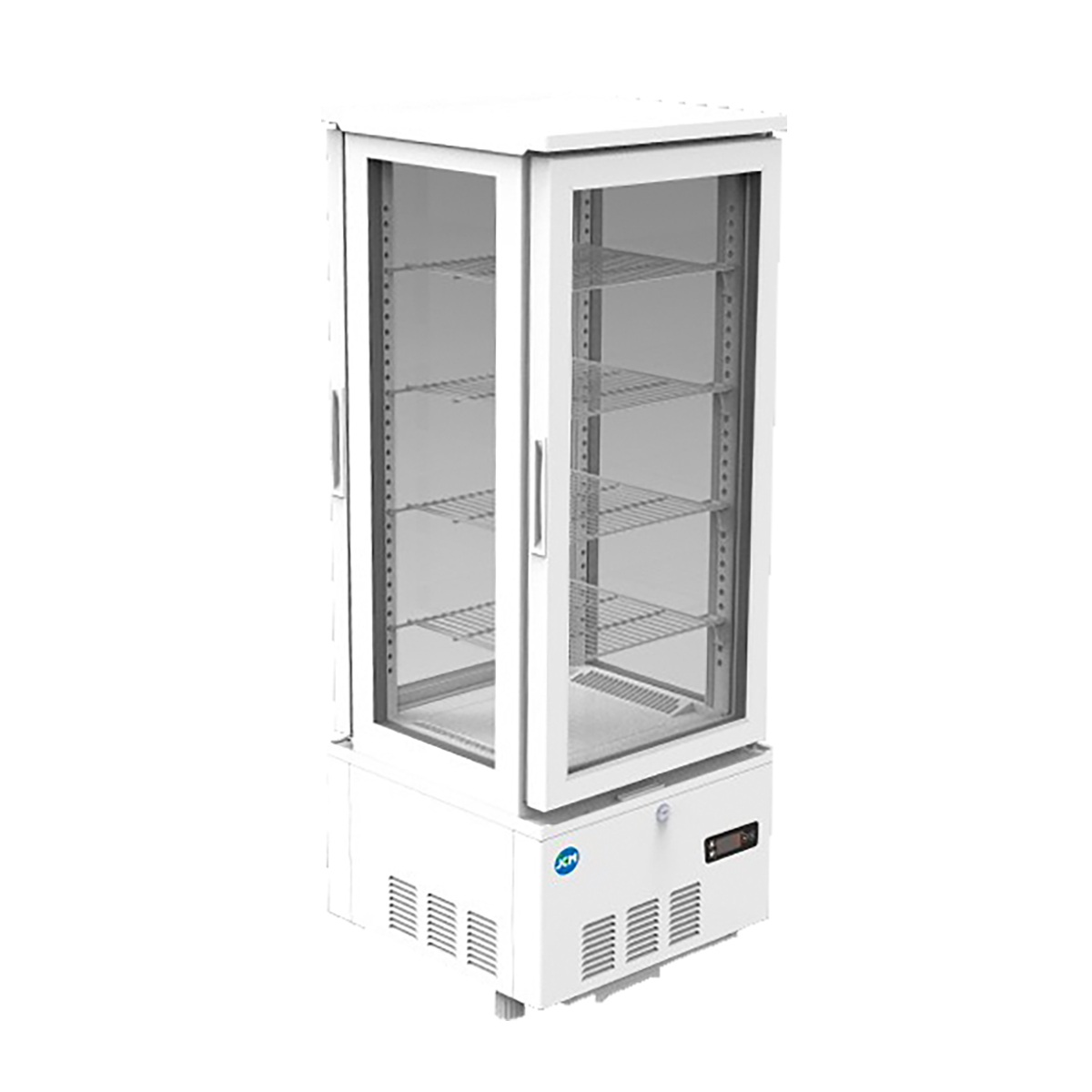 有限会社ユウキ / 4面ガラス冷蔵ショーケース『JCMS-103W』【両面扉】