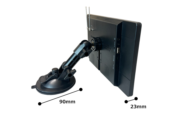 DPA101V 10.1インチフルセグTV搭載ポータブルディスプレイオーディオ