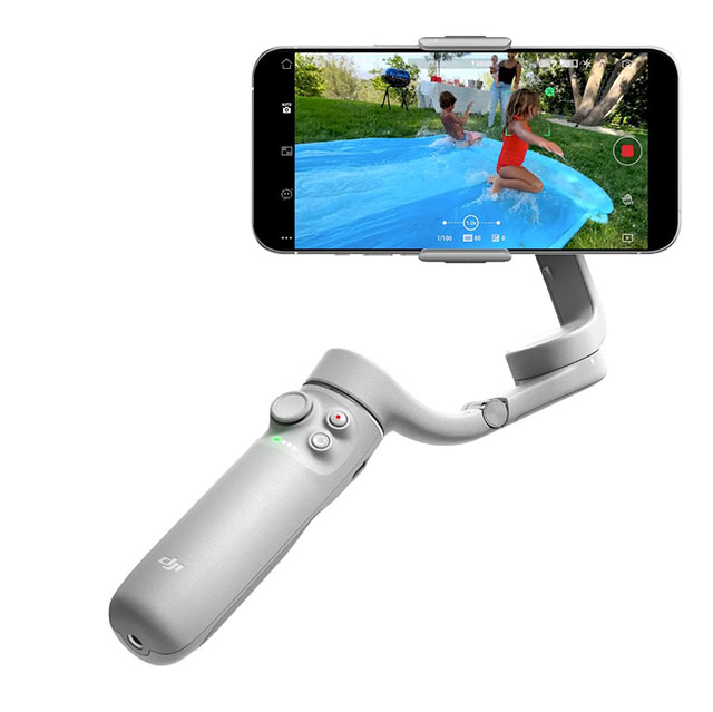 DJI OM5 アテネ グレー スマートフォンジンバルスタビライザー