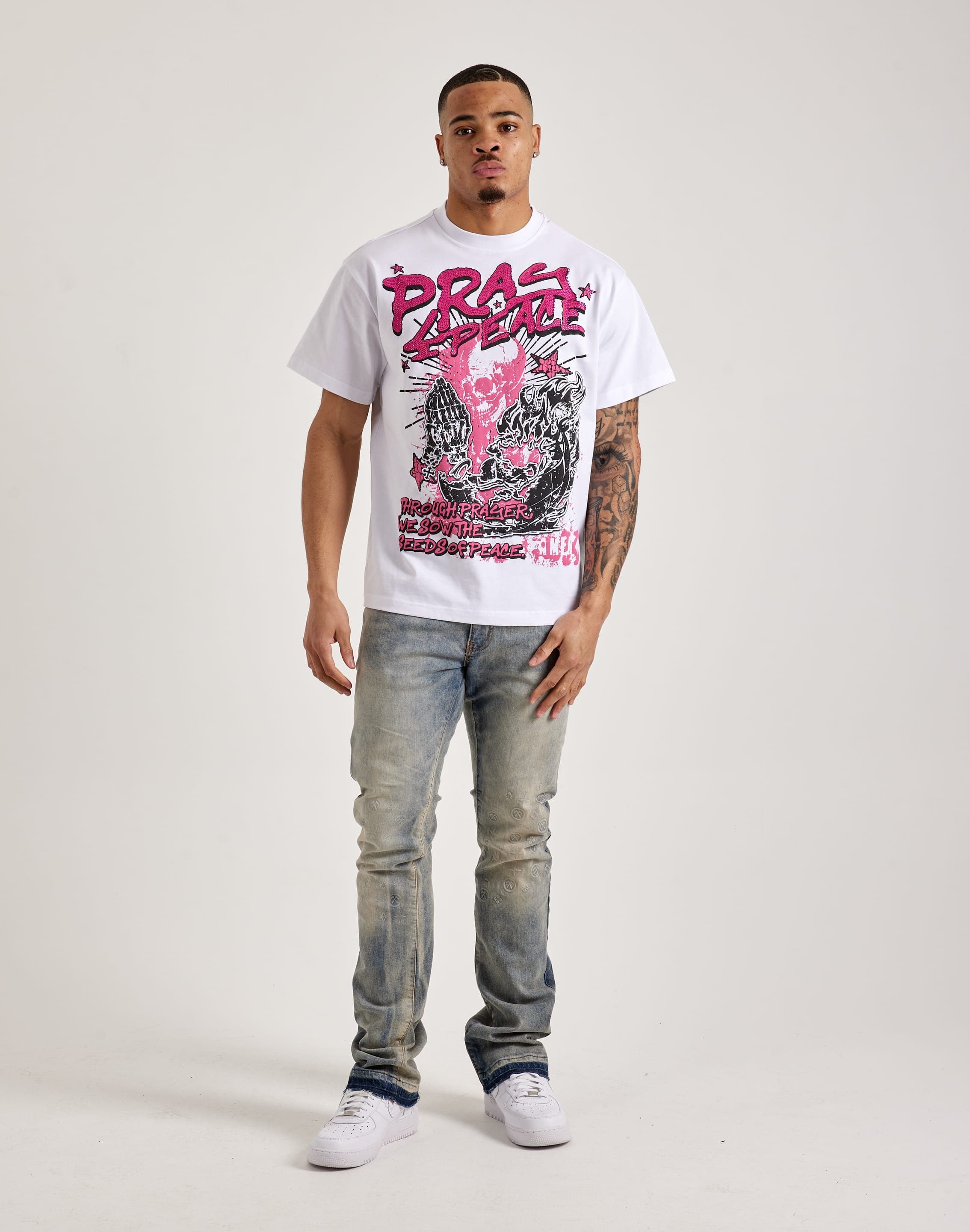 Heads or Tails Pray 4 Peace Tee – DTLR