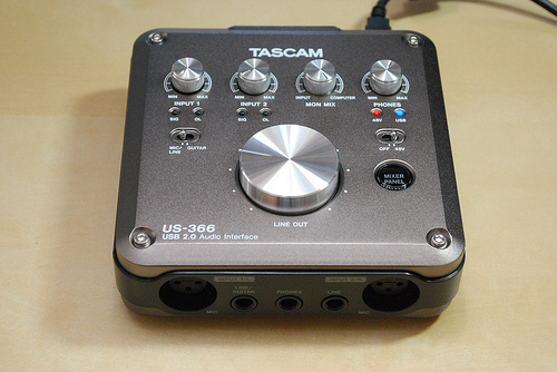 最大6IN/6OUTで、DSPエフェクト搭載のTASCAM US-366を使ってみた | DTM
